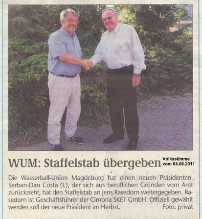 WUM: Staffelstab �bergeben